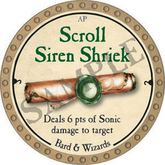 Scroll Siren Shriek - 2022 (Gold) - UC