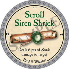 Scroll Siren Shriek - 2022 (Platinum) - UC