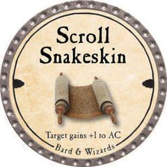 Scroll Snakeskin - 2014 (Platinum) - C