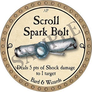 Scroll Spark Bolt - 2023 (Gold) - C