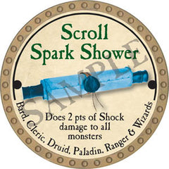 Scroll Spark Shower - 2017 (Gold) - UC