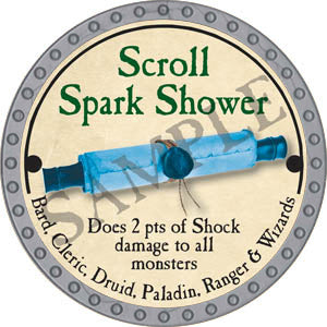 Scroll Spark Shower - 2017 (Platinum) - UC