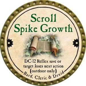 Scroll Spike Growth - 2013 (Gold)