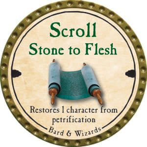 Scroll Stone to Flesh - 2014 (Gold) - C007