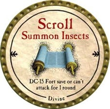 Scroll Summon Insects - 2009 (Gold)