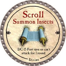 Scroll Summon Insects - 2009 (Platinum)