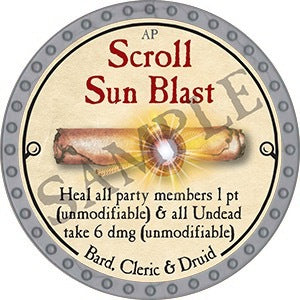 Scroll Sun Blast - 2023 (Platinum)