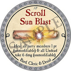 Scroll Sun Blast - 2023 (Platinum) - R