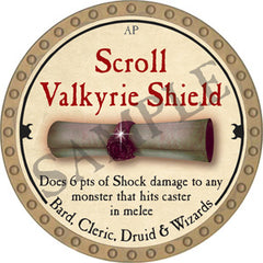Scroll Valkyrie Shield - 2018 (Gold) - R