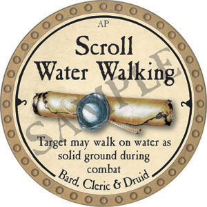 Scroll Water Walking - 2022 (Gold)