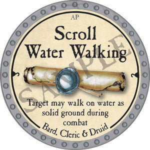 Scroll Water Walking - 2022 (Platinum) - C17