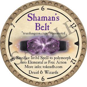 Shaman's Belt - 2019 (Gold) - C007
