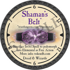 Shaman's Belt - 2019 (Onyx) - C117