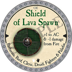 Shield of Lava Spawn - 2019 (Platinum)