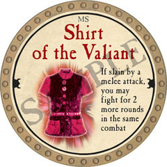 Shirt of the Valiant - 2018 (Gold) - R