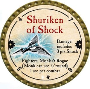 Shuriken of Shock - 2013 (Gold)