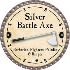 Silver Battle Axe - 2013 (Platinum)