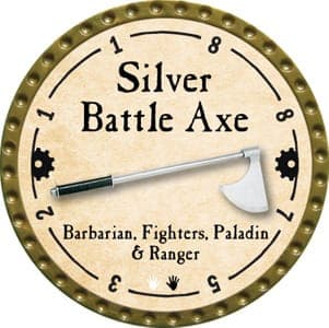 Silver Battle Axe - 2013 (Gold)