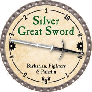 Silver Great Sword - 2013 (Platinum) - C37