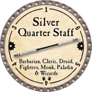 Silver Quarter Staff - 2013 (Platinum) - C37