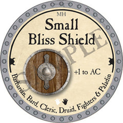 Small Bliss Shield - 2018 (Platinum)