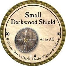 Small Darkwood Shield - 2009 (Gold)