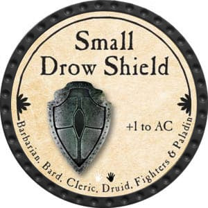 Small Drow Shield - 2015 (Onyx) - C26