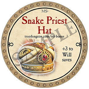 Snake Priest Hat - 2024 (Gold) - C35