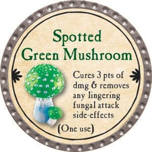 Spotted Green Mushroom - 2015 (Platinum)