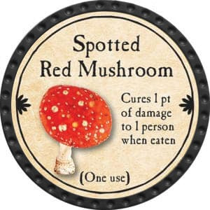 Spotted Red Mushroom - 2015 (Onyx) - C26