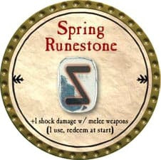 Spring Runestone - 2009 (Gold) - C007