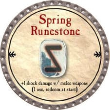Spring Runestone - 2009 (Platinum) - C007
