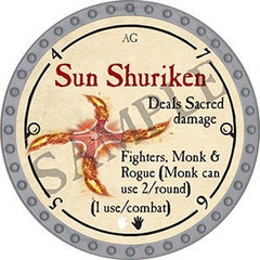 Sun Shuriken - 2023 (Platinum) - R