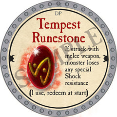 Tempest Runestone - 2018 (Platinum) - C17