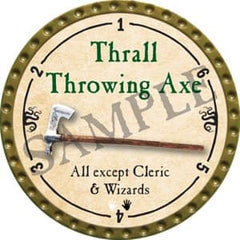 Thrall Throwing Axe - 2016 (Gold) - UC