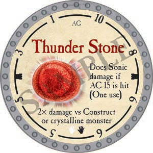 Thunder Stone - 2020 (Platinum)