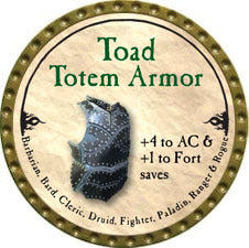 Toad Totem Armor - 2010 (Gold)