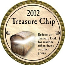 Treasure Chip - 2012 (Gold) - Unusable - C9