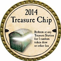 Treasure Chip - 2014 (Gold) - Unusable