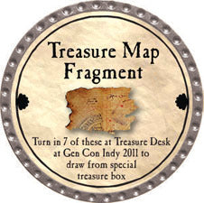 Treasure Map Fragment - 2011 (Platinum) - C