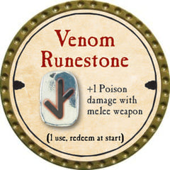Venom Runestone - 2014 (Gold)
