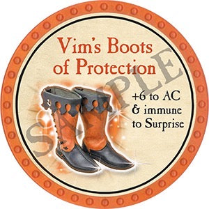 Vim's Boots of Protection - 2023 (Orange)