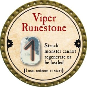 Viper Runestone - 2013 (Gold)