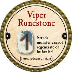 Viper Runestone - 2013 (Gold) - R