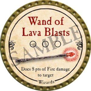 Wand of Lava Blasts - 2016 (Gold) - C37
