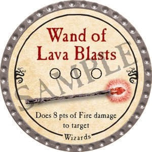 Wand of Lava Blasts - 2016 (Platinum) - C37