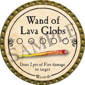 Wand of Lava Globs - 2016 (Gold) - C26