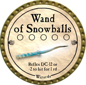 Wand of Snowballs - 2012 (Gold)