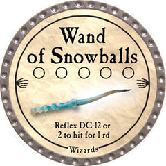 Wand of Snowballs - 2012 (Platinum)
