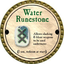 Water Runestone - 2011 (Gold) - UC